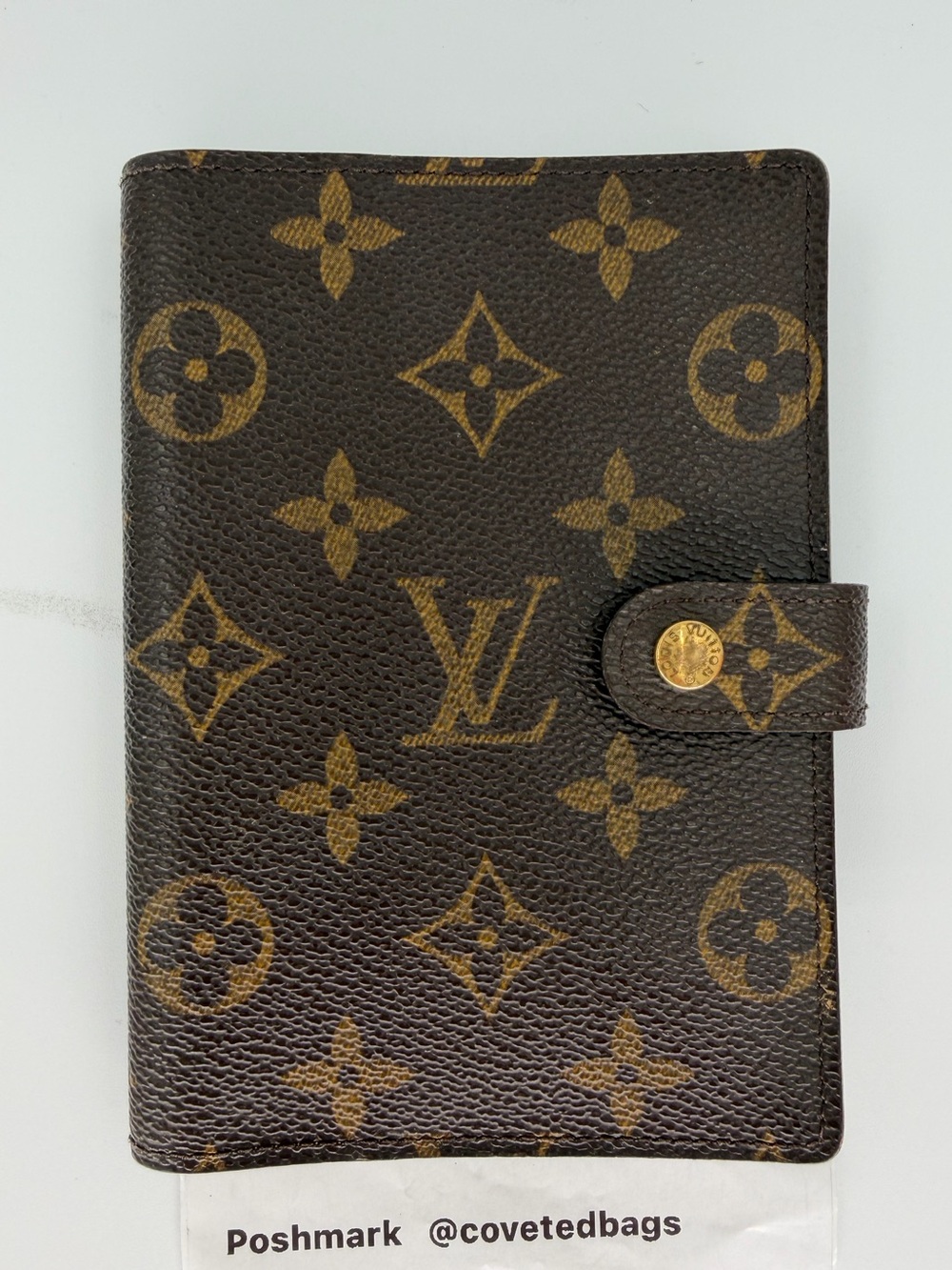 Louis Vuitton Brown Monogram Agenda PM in Excellent Condition w/Entrupy COA!🤎